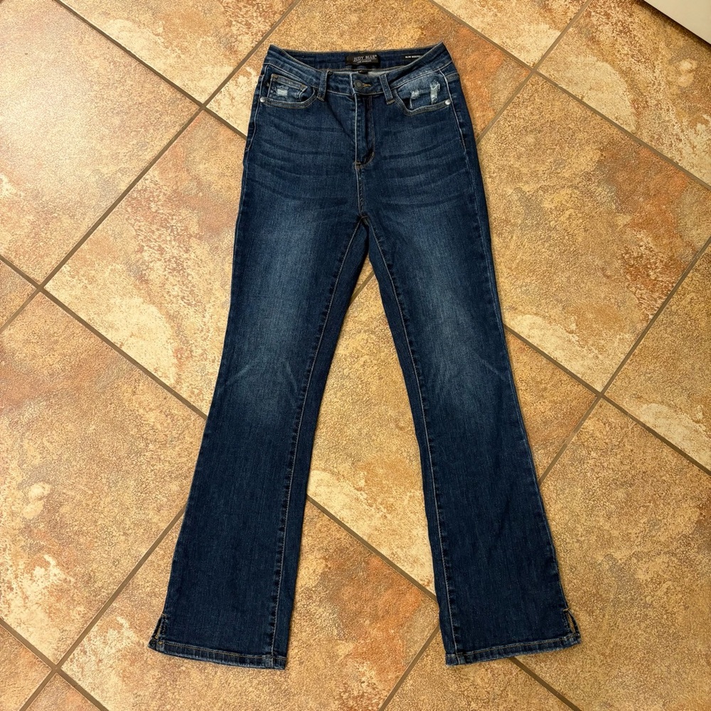 Judy Blue Dark Indigo Flare Jeans